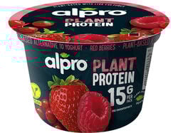 Imagem do produto yofu alpro proteína frutos vermelhos 200g