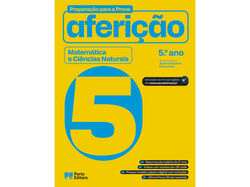 Imagem do produto livro preparação para prova aferição matemática e ciências naturais 5º