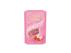 bombons lindt lindor cornet morango 200g product image