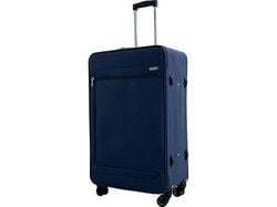 Imagem do produto mala de viagem média flexivel airport azul escuro 8 rodas 65cm