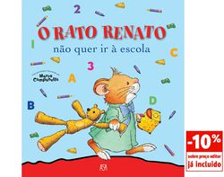 Imagem do produto livro o rato renato 1 - não quer ir a escola