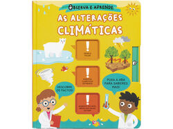 Imagem do produto livro observa e aprende as alterações climáticas puxa a aba para saberes mais!
