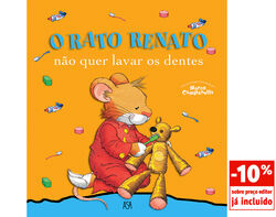 Imagem do produto livro o rato renato 11 - não quer lavar os dentes