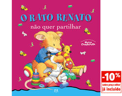 Imagem do produto livro o rato renato 15 - não quer partilhar
