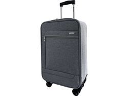 Imagem do produto mala de cabine flexivel airport cinzento claro 8 rodas 55cm