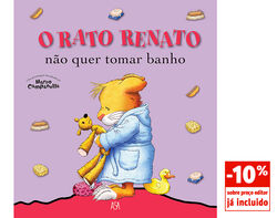 Imagem do produto livro o rato renato 19 - não quer tomar banho