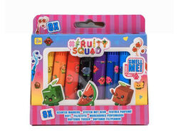 Imagem do produto marcadores colorir com cheiro fruitysquad pack 8 unidades