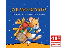 Imagem do produto livro o rato renato 6 - dorme em casa dos avós