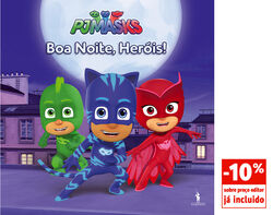 Imagem do produto livro pj masks n04 boa noite heróis!
