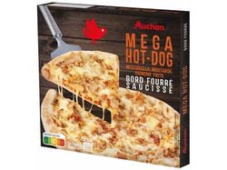 Imagem do produto pizza auchan rebordo recheado hot-dog 500g