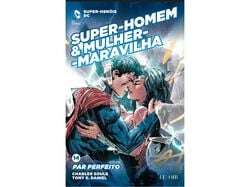 Imagem do produto livro super-homem e mulher maravilha par perfeito