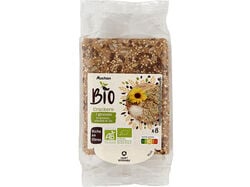 bolachas crackers auchan bio s.girassol sésamo linho 200g product image