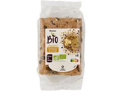 bolachas crackers auchan bio qj emmen sementes abóbora 200g product image