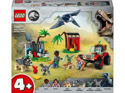 Imagem do produto centro de resgate de dinossauros bebés lego jurassic world