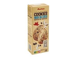 bolachas com pepitas auchan chocolate e coco 200g product image