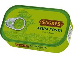 Imagem do produto atum posta sagres em azeite 120(78)g