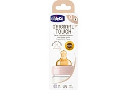 biberão chicco orig touch latex rosa 0m+ 150ml product image