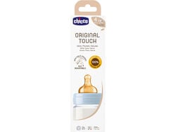 biberão chicco orig touch latex azul 4m+ 330ml product image