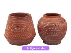 Imagem do produto vaso terracota gardenstar etnico modelos sortidos