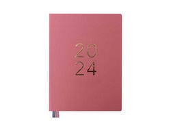 Imagem do produto agenda diária luxe 2024 rosa do art