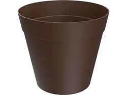 Imagem do produto vaso plástico gardenstar castanho d17cm