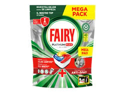 Imagem do produto detergente loiça máquina fairy platinum plus limao 40 pastilhas