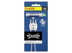 Imagem do produto máquina wilkinson hybrid essentials3 máquina+ 3recargas