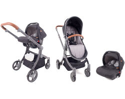 Imagem do produto carrinho de bebé duo pierre cardin cinzento