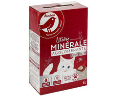 Imagem do produto areia para gato auchan mineral aglomerante compacta 5l