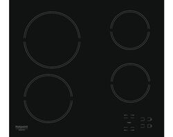 Imagem do produto placa de vitrocerâmica hotpoint hr 631 c 4 queimadores 58cm preto
