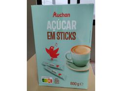 Imagem do produto açucar branco auchan sticks 200 un 800g
