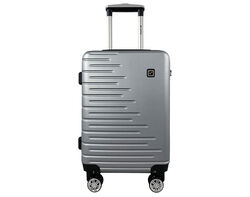 Imagem do produto mala de cabine rígida airport cinzento 8 rodas 55cm