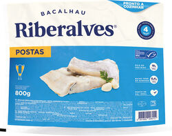 Imagem do produto bacalhau riberalves demolhado postas msc 800g