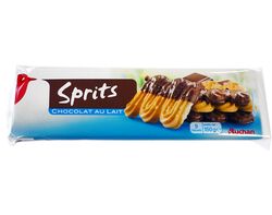 biscoitos auchan sprits chocolate leite 150g product image