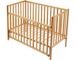 berço carbebe 120x60cm madeira natural product image