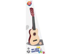 Imagem do produto a minha primeira guitarra one two fun cor natural 53.4cm