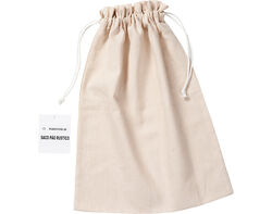 Imagem do produto saco para pão 100%algodão bege 55x35cm
