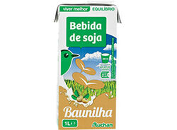 bebida auchan viver melhor equilíbrio soja baunilha 1l product image
