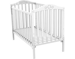 berço estrelas carbebe 120x60cm branco lacado product image