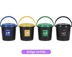 Imagem do produto balde ecoponto individual cores sortidas 16l