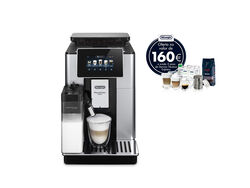 Imagem do produto máquina de café expresso automática delonghi ecam610.55.sb primadonna soul