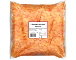 Imagem do produto abóbora friopesca congelada cubos 1kg