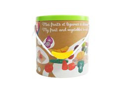 Imagem do produto balde de alimentos one two fun em madeira