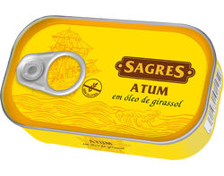 Imagem do produto atum em óleo girassol sagres 110(72)g