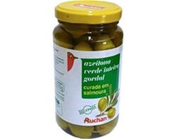 Imagem do produto azeitona verde auchan inteira gordal 350(210)g