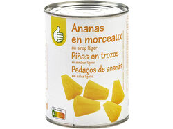 ananás pedaços polegar em calda ligeira 560 (340) g product image