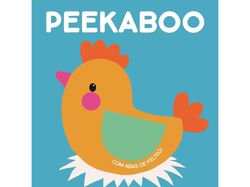 Imagem do produto livro peekaboo com abas de feltro galinha azul