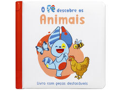 Imagem do produto livro o pê descobre os animais de cláudia dias livro com peças destacáveis