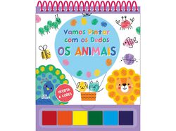 Imagem do produto livro vamos pintar com os dedos: os animais