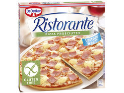 Imagem do produto pizza dr.oetker ristorante sem glutén e sem lactose queijo e fiambre 345g